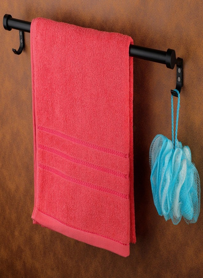 iStar Stainless Steel 304 Grade Towel Hanger for Bathroom/Towel Rod/Bar/Bathroom Accessories (Matt Black) - Image 3